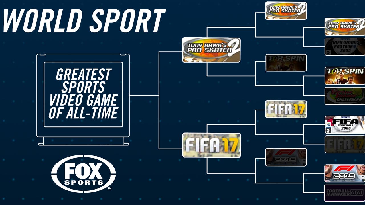 Best sports video game ever made Fox Sports tournament Vote in