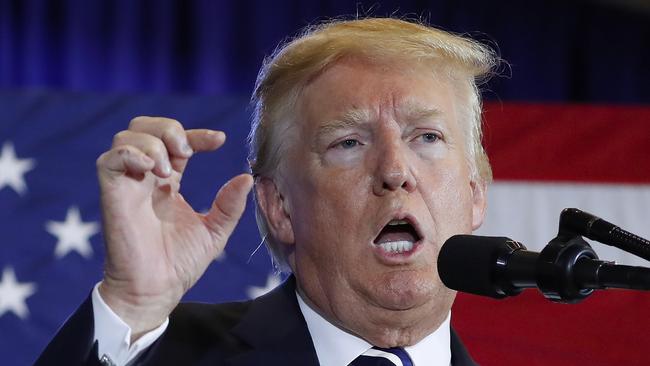 ‘Not some banana republic’: Donald Trump. Picture: AP
