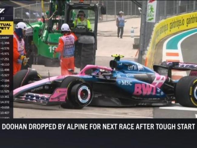Doohan dropped! Franco joins Alpine