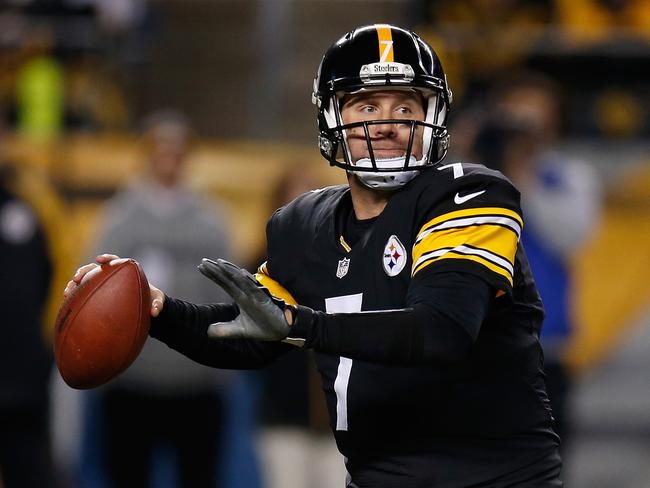 Ben Roethlisberger has been on the Pittsburgh Steelers and gave the thumbs up to Brad Wing’s throw.