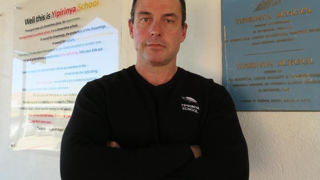 Yipirinya School Principal Gavin Morris at Yipirinya School, Alice Springs, on June 28, 2024. Picture: Gera Kazakov