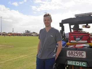 STANDING BY: One of the doctors covering the Confraternity Carnival Dr Josiah Manteit. Picture: Mikayla Haupt