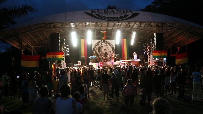 Reggaetown World Music Festival 2012 at the Kuranda Amphitheatre.