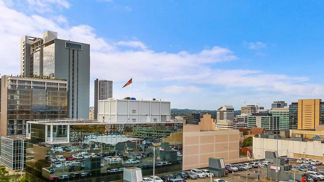 The view from a Parramatta unit that recently sold for $900,000.