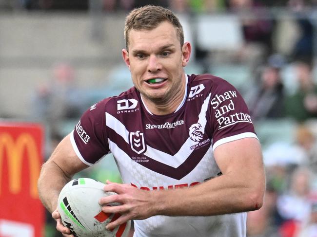 NRL 2024 RD23 Canberra Raiders v Manly-Warringah Sea Eagles - Tom Trbojevic. Picture: NRL Photos