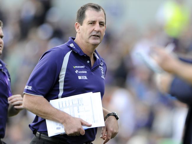 Fremantle Dockers coach Ross Lyons.