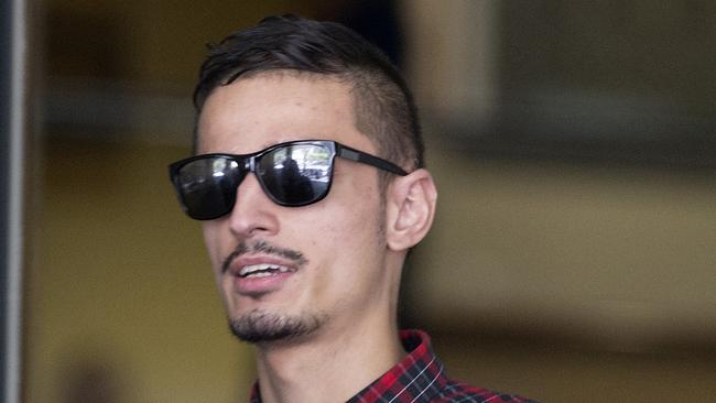 Angelo Gargasoulas, the little brother of infamous Bourke St killer James Gargasoulas, has been charged with drug trafficking. Picture: Sarah Matray