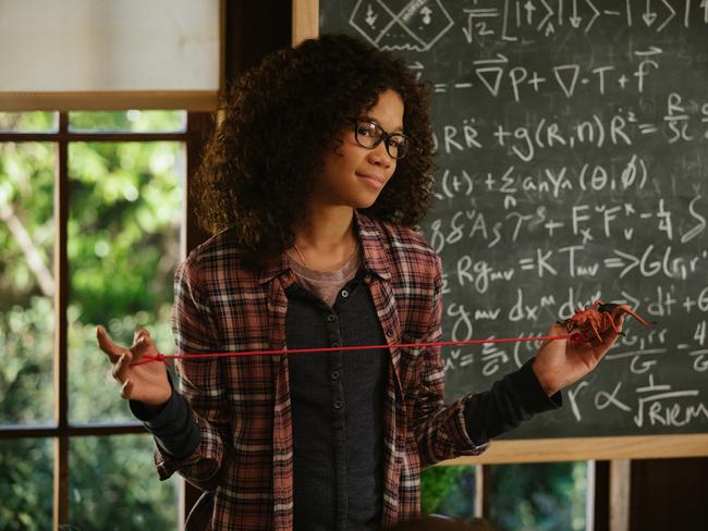 Storm Reid in a scene from Disney film A Wrinkle in Time.