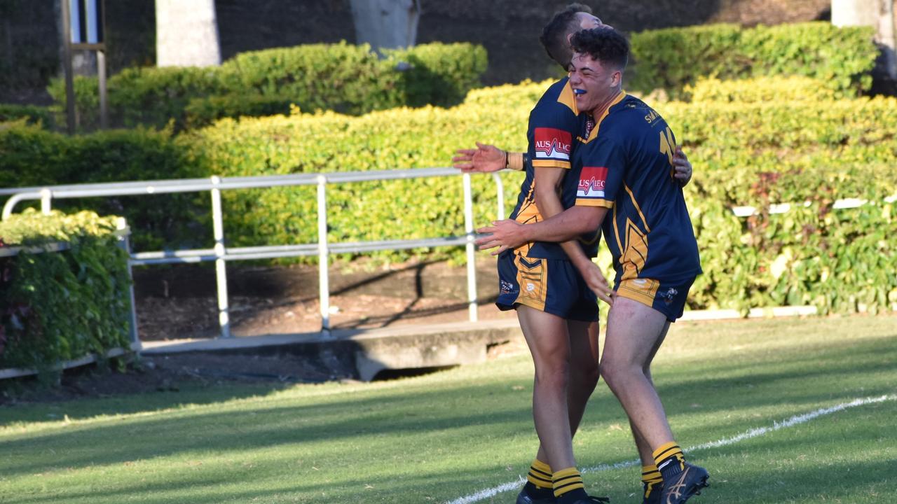 Rockhampton District Secondary Schools Rugby League Open C grand final, Yeppoon State High 1 versus Gladstone State High 1, Rugby Park, Rockhampton, September 10, 2021.