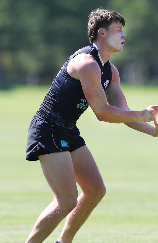 Sam Walsh is hoping for an injury-free summer. Picture: David Crosling