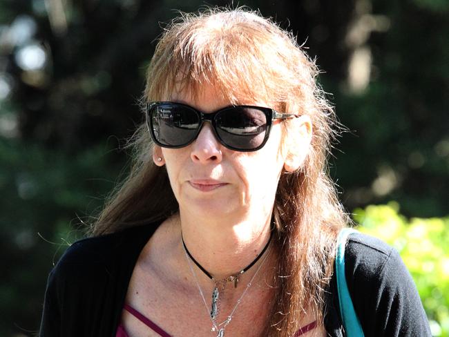 Silvia Schreuder charged with stealing a handbag from a woman involved in a car crash at North Gosford who later died. Picture by Mark Scott