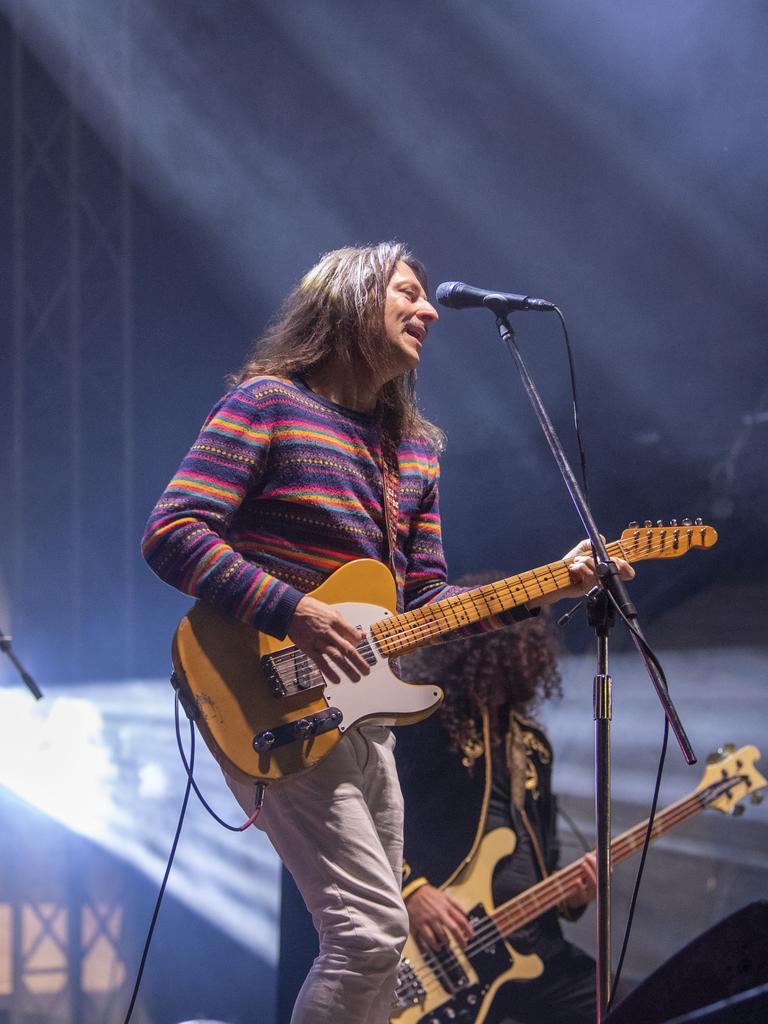 The Whitlams perform their Eternal Nightcap album at the Toowoomba Carnival of Flowers Festival of Food and Wine. Sunday, September 11, 2022. Picture: Nev Madsen.