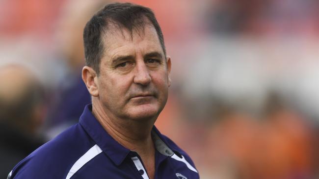 Fremantle coach Ross Lyon. Picture: AAP