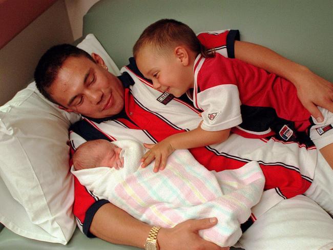 Kostya with Tim and Nikita in 1998.