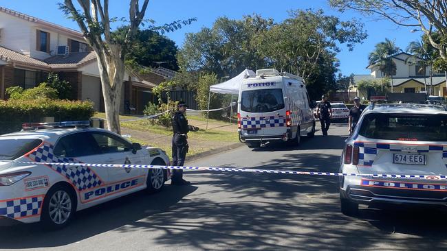 Police have cordoned off the end of Coolidge Crt in Stretton after a woman was dead at a house.