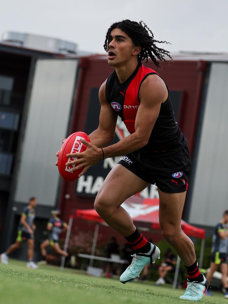 Isaac Kako jagged two majors. Picture: Aiden Tilley, Essendon FC