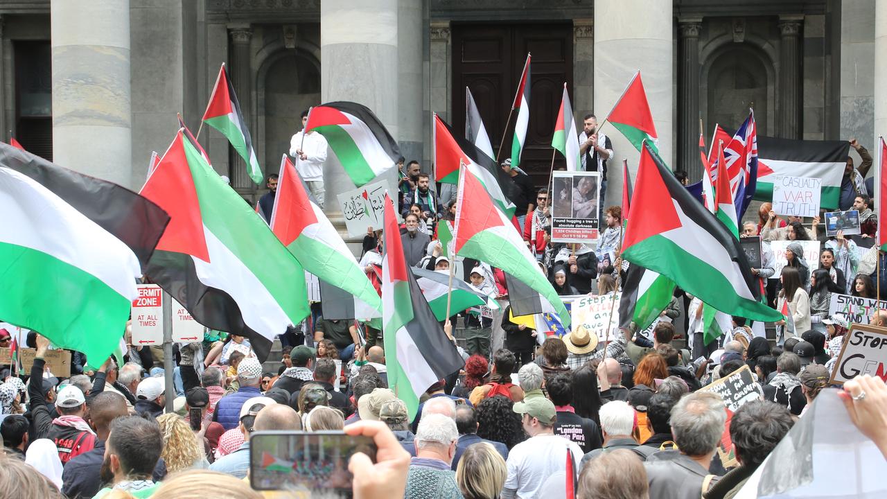 Thousands Gather For Second Adelaide Pro-palestine Rally 