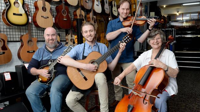 Hans Music’s Toby Beaumont, Casey Fitzpatrick, Peter Meyer, and Monika Meyer in 2018.