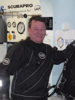 Australian Diving Instruction owner Stephen Mabbett. Picture: www.ausdivinginstruction.com.au