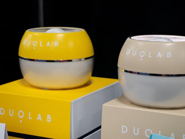 The Duolab is one of several personalised skincare tech solutions at CES Unveiled 2020. Picture: Jennifer Dudley-Nicholson