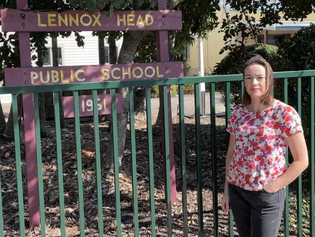 Lennox Head resident Liesel Jeffers is part of a group of parents who wrote to the NSW Government about the infrastructure needed at the local public school.