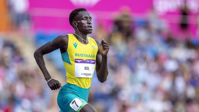 Peter Bol will compete in the 800m at the Commonwealth Games. Picture: Getty Images