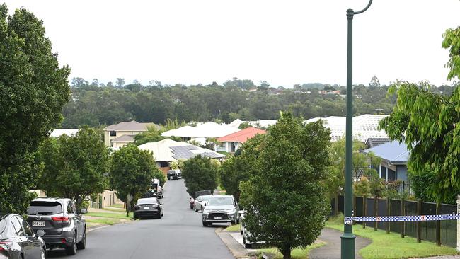 Police have been on the scene since last night. Picture: John Gass