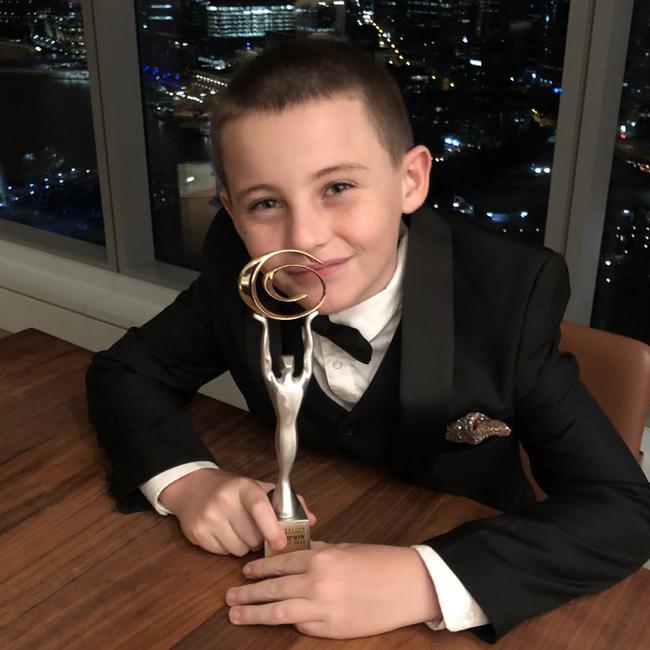 11-year-old Angus Copelin-Walters, founder of the iconic Croc Candy brand in Darwin, was awarded the Champion Sole Operator Award at the Australian Small Business Champions Awards held at the ICC in Sydney. SUPPLIED