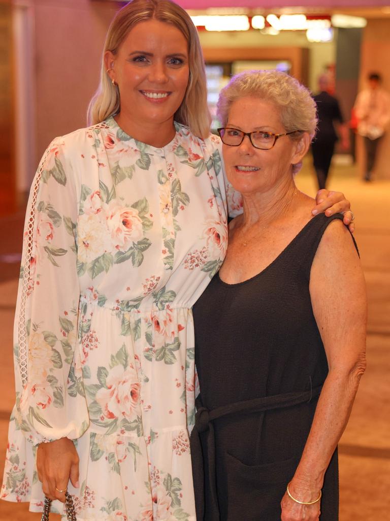 Whitney Barber and Jill Skyring at the Queensland Symphony Orchestra’s first Maestro Concert of 2021, Arabian Nights - Music of Love and Intrigue, at QPAC’s Concert Hall. Picture: Peter Wallis