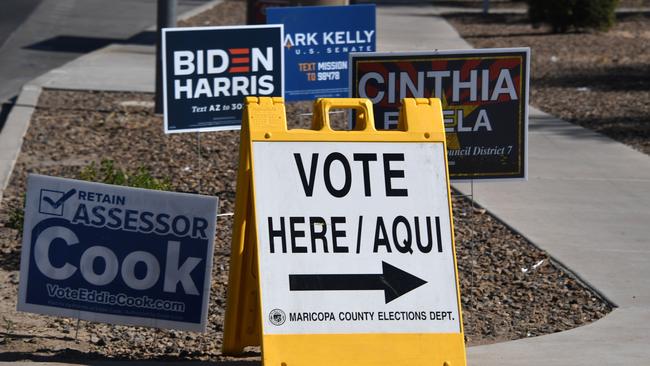 A priority for former Vice President Joe Biden is finding the most efficient path to amassing enough electoral votes to claim victory. Picture: AFP