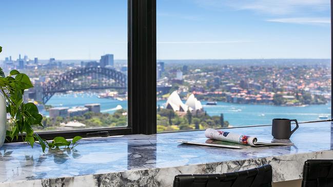 Ms Packer-Barham’s new apartment features prime Sydney harbour views. Picture: Supplied