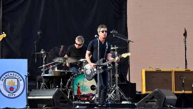 Noel has had far more success post-Oasis than his brother. Gallagher's High Flying Birds are pictured performing at Adelaide Oval in Adelaide, on November 19, 2019. Picture: AAP