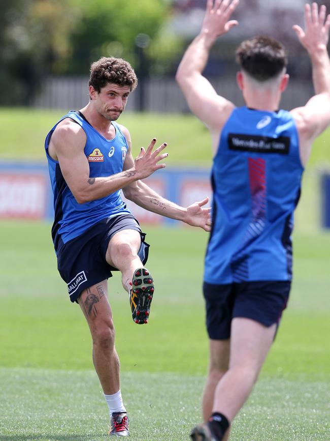 Liberatore had teammates chuckling. Pic: Michael Klein