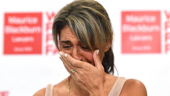 The mum of three says her family has lost everything. Picture: Dan Peled/AAP