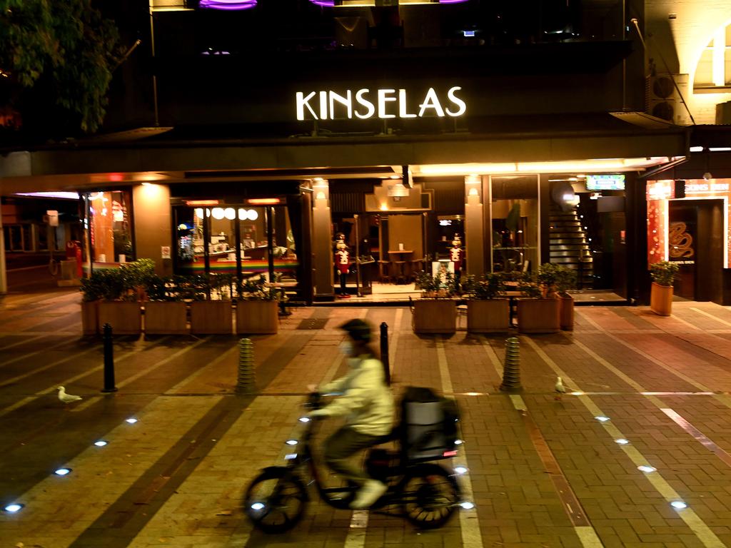 Sydney is a shadow of its former self, with once-thriving hotspots like Oxford Street now resembling a ghost town. Picture: Jeremy Piper