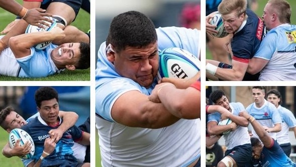 Things are heating up in the national U16, U19 national rugby championships. Pics: Julian Andrews