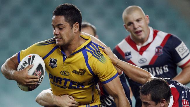 Jarryd Hayne was almost unstoppable in a stunning burst of form for the Eels in 2009. Picture: Robb Cox Action Photographics