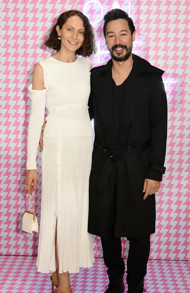 Marina Didovich and Steven Chee the David Jones Spring Summer 2019 Bright Night Party. Picture: AAP Image/Bianca De Marchi