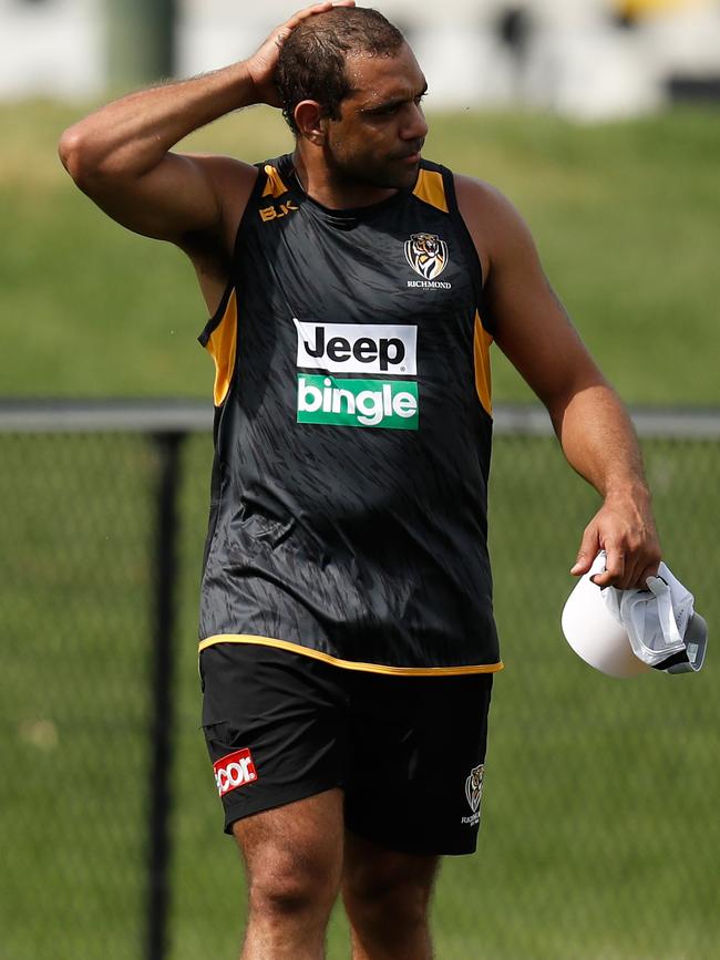 Shane Yarran during his aborted comeback attempt at Richmond.