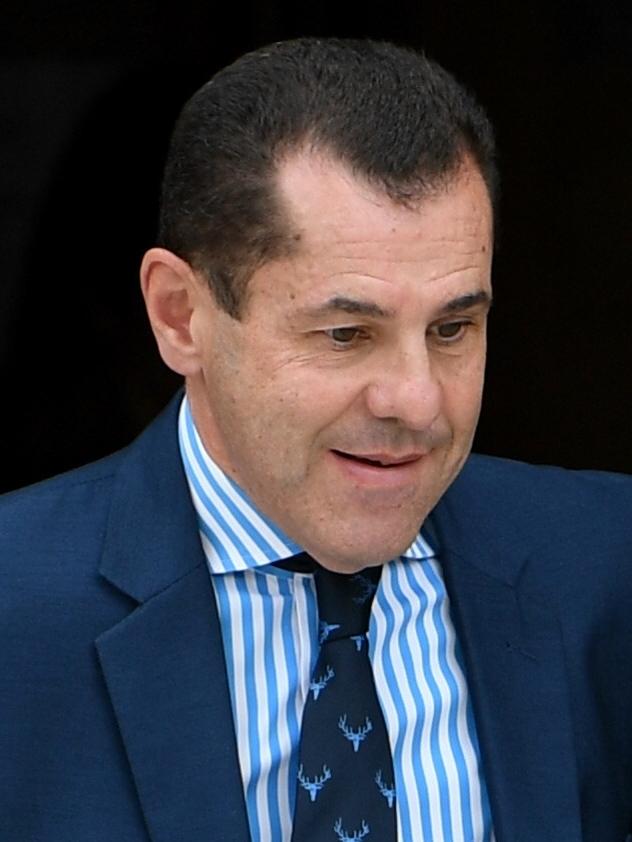 Mark Caleo leaves the NSW Supreme Court at Darlinghurst during his trial. He’s been convicted over the 1990 murder of his then wife. Picture: AAP