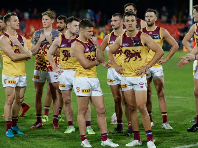 The Lions let one slip in the Q Clash. Picture: Russell Freeman/AFL Photos