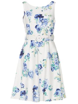 Show off your waist with this floral number. HARRIS SCARFE floral belted dress $69.95, harrisscarfe.com.au.