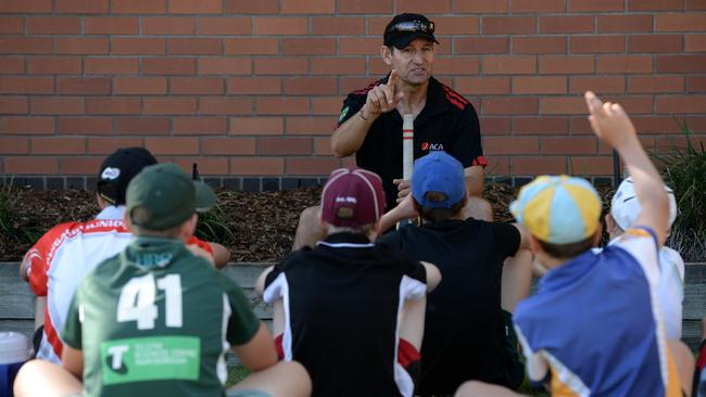 Peter Drinnen of PD Cricket is a junior coach, including coach of the Churchie First XI. Photo: Mike Knott / NewsMail