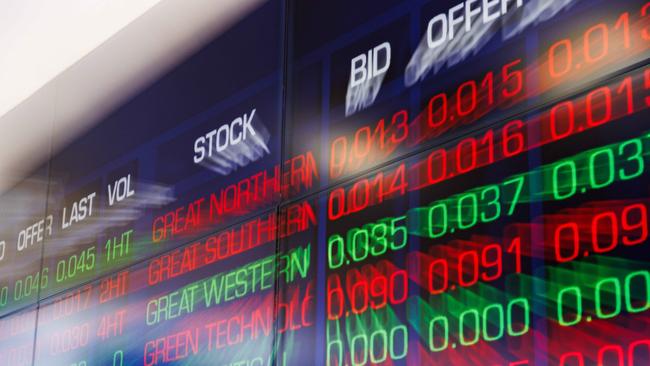 SYDNEY, AUSTRALIA - NewsWire Photos, October 29 2024. GENERIC. Stocks. Finance. Economy. Stock price ticker of the Australian Stock Exchange, ASX, at their offices on Bridge Street. Picture: NewsWire / Max Mason-Hubers