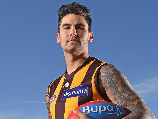 MELBOURNE, AUSTRALIA - OCTOBER 19:  Chad Wingard poses during a Hawthorn Hawks AFL media opportunity at Waverley Park on October 19, 2018 in Melbourne, Australia.  (Photo by Quinn Rooney/Getty Images)