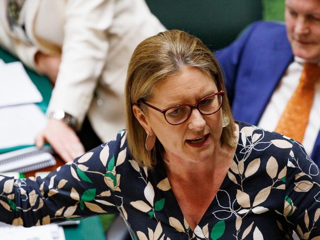 MELBOURNE, AUSTRALIA - NewsWire 16th October 2024. Pictured:  Premier Jacinta Allan, Labour leader during Victorian Parliament Question time. Picture: NewsWire/Nadir Kinani