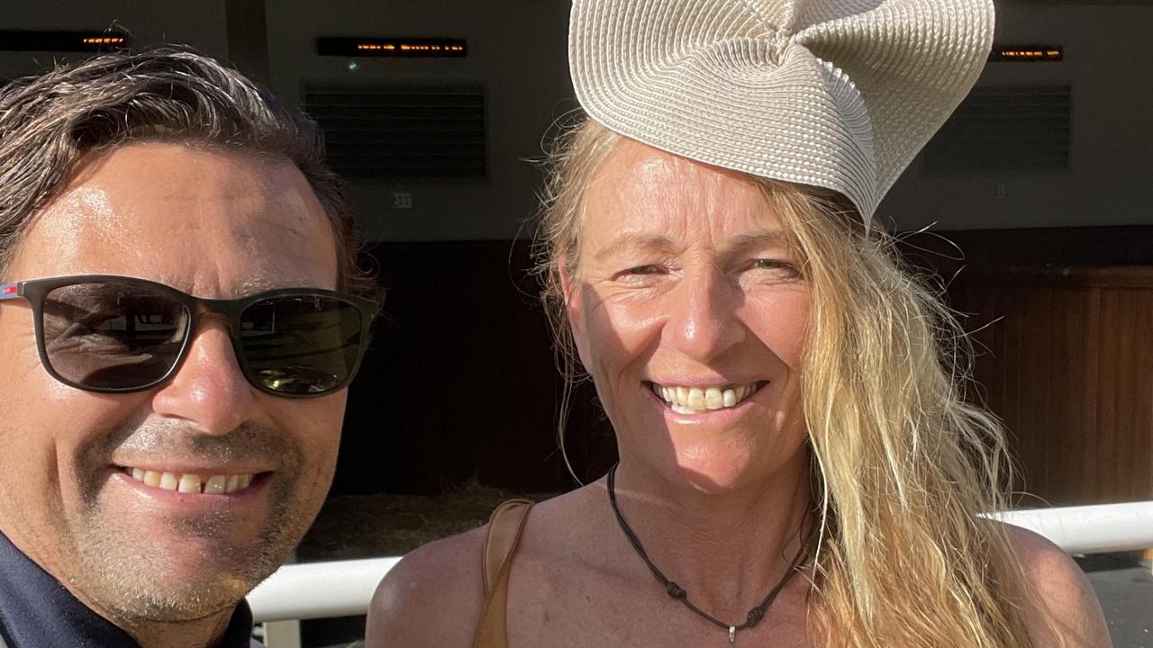 **EMBARGOED FOR SUNDAY PAPERS** Alligator Blood's seriously ill No.1 fan Marco Bramucci with his wife Julie Picture: Supplied