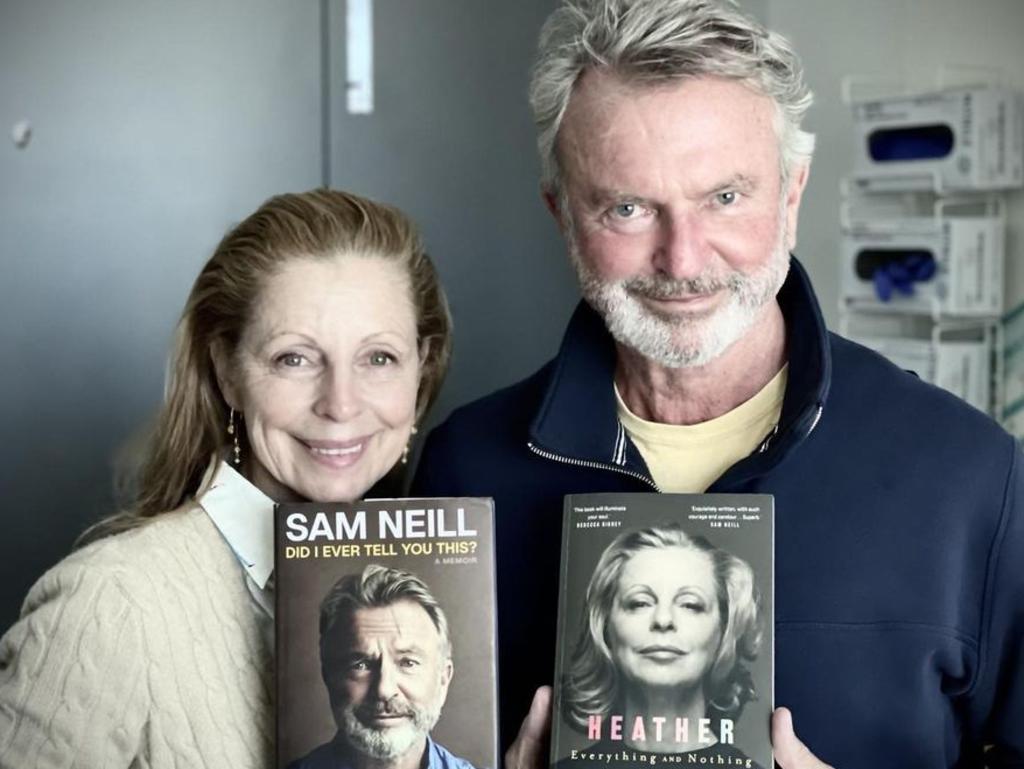 Heather Mitchell and Sam Neill briefly dated decades ago.