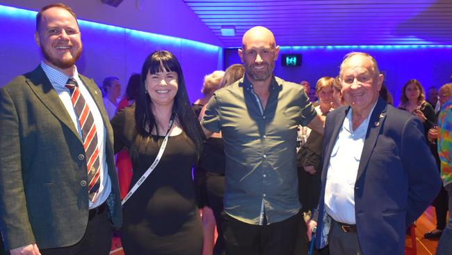 Ipswich Councillor Andrew Fechner with Bijanca, Steve and Allan Rogers