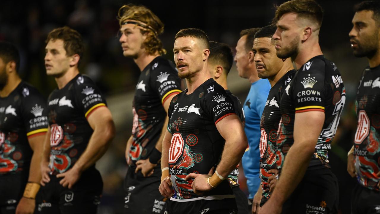 Damien Cook and the South Sydney Rabbitohs were trounced. Picture: NRL Photos